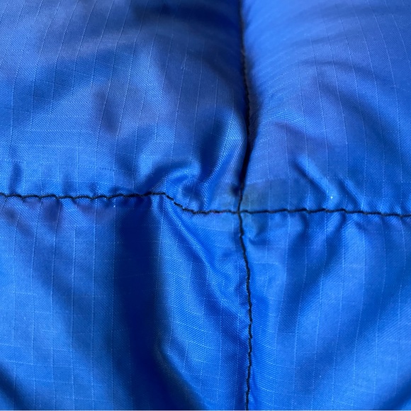 90s Vintage The North Face Lhotse Down Puffer vest blue and black - Picture 5 of 9